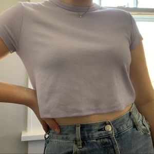 🔒Lavender Pacsun Basics tee